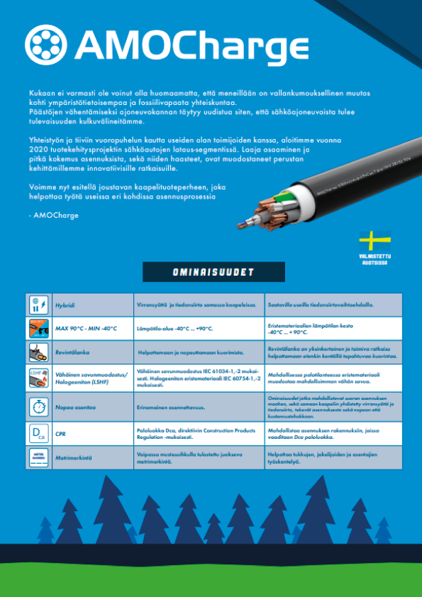 Amokabel - AMOCharge Q-flex - Datasheet