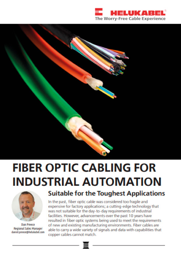 HELUKABEL - Fiber Optic Cabling For Industrial Automation - Brochure