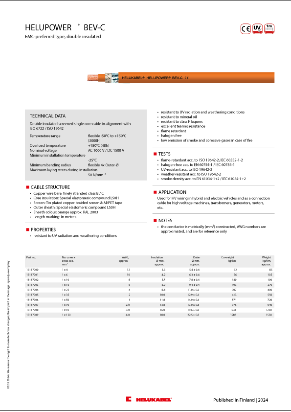 HELUKABEL – HELUPOWER® BEV-C