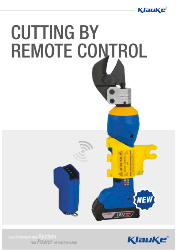 Klauke - ES20RMC Cutting By Remote - Brochure