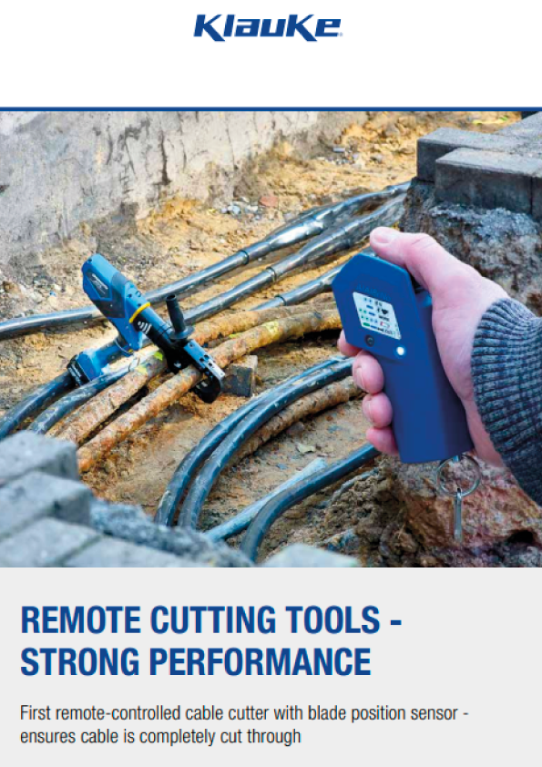 Klauke - ESG65-105RMC Remote Cutting Tools - Brochure