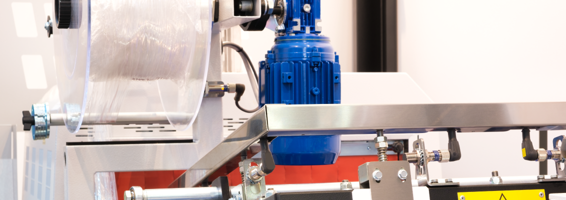 Electric motor integrated in industrial machinery