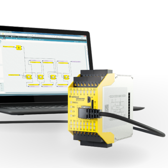 Wieland samos® PRO turvaohjain ja samos® PLAN6 -ohjelmisto