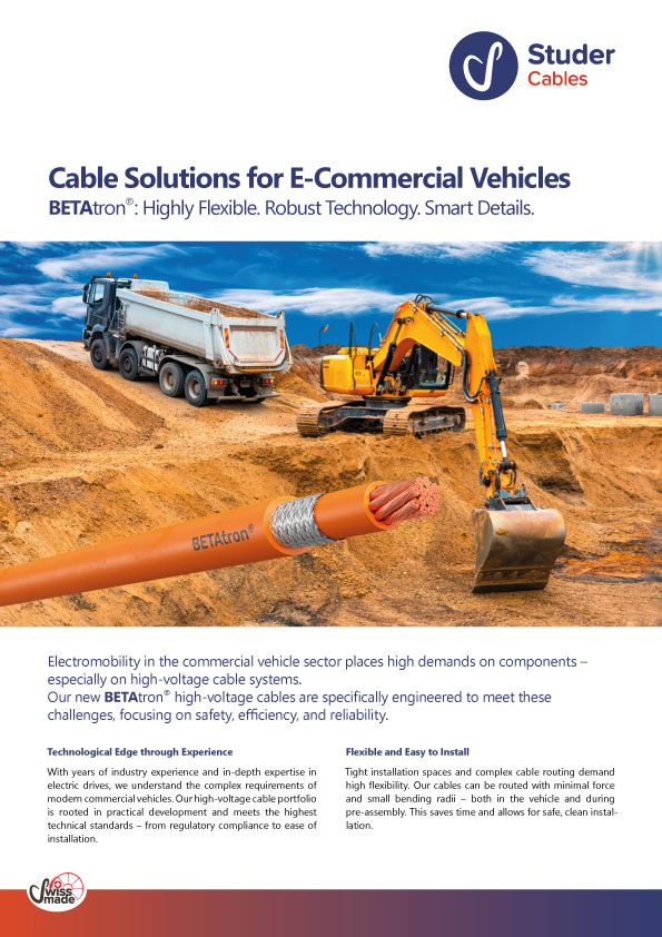 Studer Cables – BETAtron®
